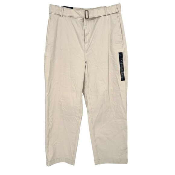 Banana Republic Ultra High-Rise Authentic Chino Pants Beige Size 14 NWT - Picture 1 of 12